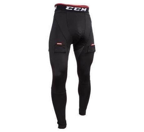 Kalhoty se suspenzorem CCM Compression Pant Jock JR