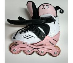 Kolečkové brusle Powerslide Khaan JR PINK EU 27-30