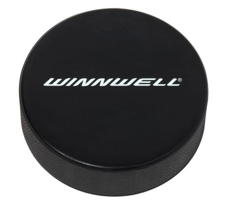 Hokejový puk Winnwell černý oficiální s logem