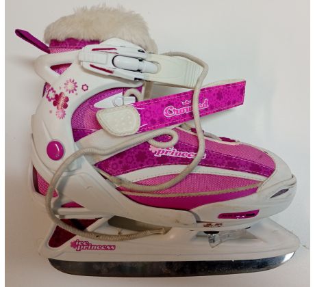 Rostoucí brusle Crowned Ice princess EU32-35 fialové